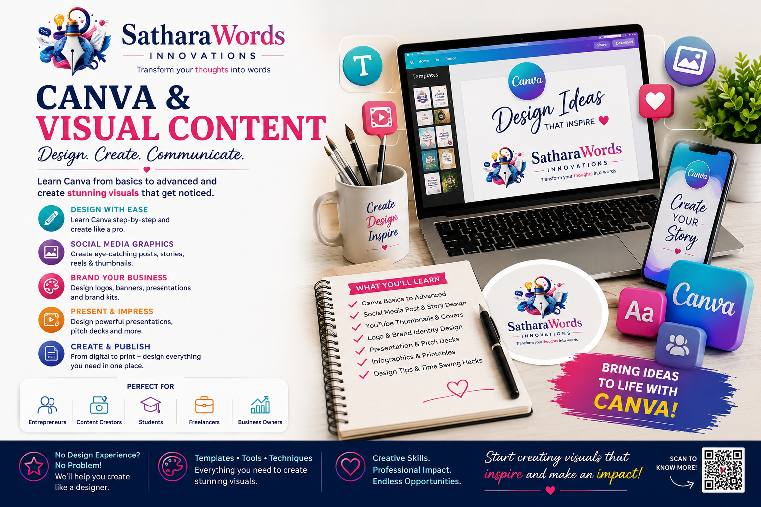 Canva and Visual Content course