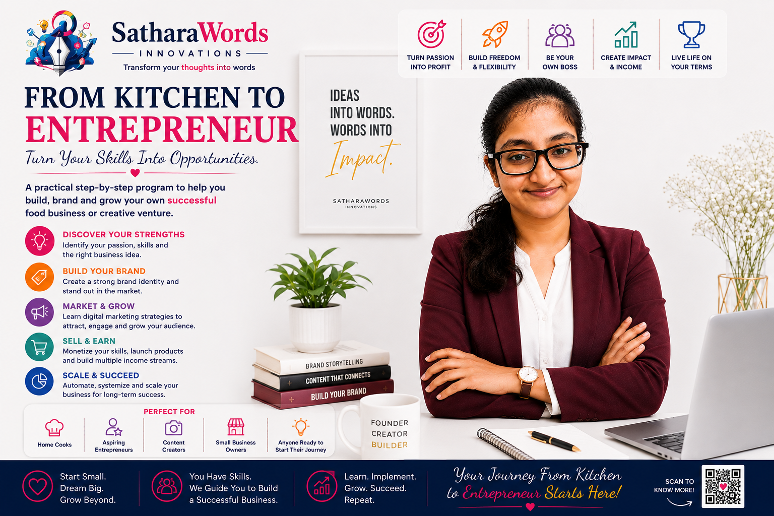 Women Entrepreneurship: From Kitchen to Entrepreneur course